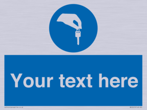 Custom Mandatory Keys Sign